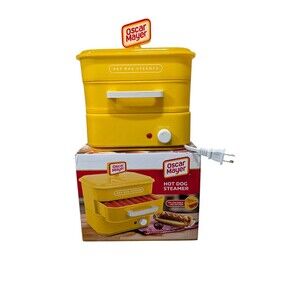 Nostalgia Oscar Mayer Diner-Style Hot Dog Steamer& Bun Warmer, 8 Hot Dogs